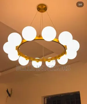 Modern Glass Ball Hanging Chandelier