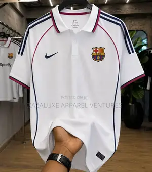 Barcelona Official Coller White Jersey