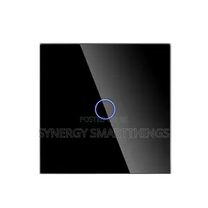 Tuya Wifi Smart 1 Gang Touch Switch Black