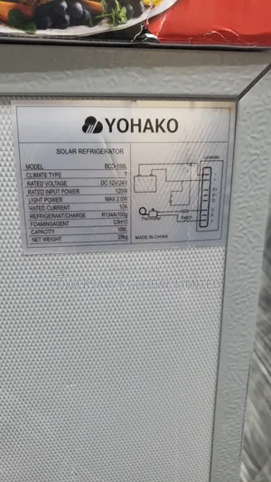 Yohako Solar Refrigerator 158l