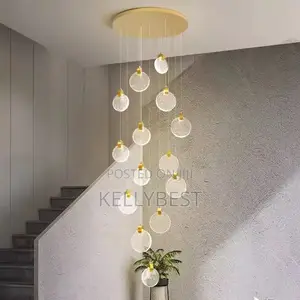 Led Staircase Chandelier