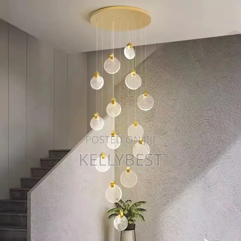 Led Staircase Chandelier