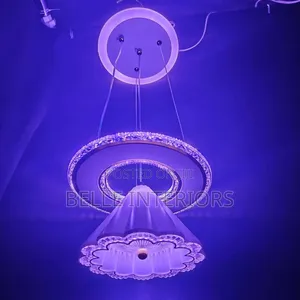 Luxury Crystal Modern Pendant Lights Diy Rings Led. Dimmable