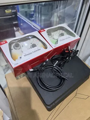 Ps4 Slim + 2 Pads + Installed Games – Ready Now