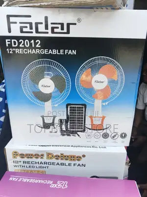 Rechargeable Solar Fan Table Top 12inches Best Choice