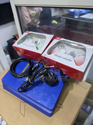 Ps4 Slim + 2 Pads + Action Games Included
