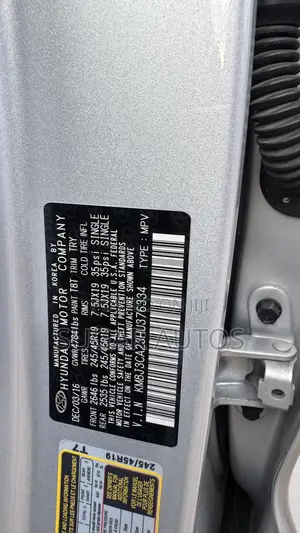 Hyundai Tucson Limited AWD 2017 Silver