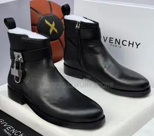 Givenchy Quality Luxury Men Genuine Leather Boots