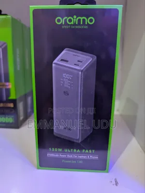 130w Oraimo Power Bank For Laptop 27600mah