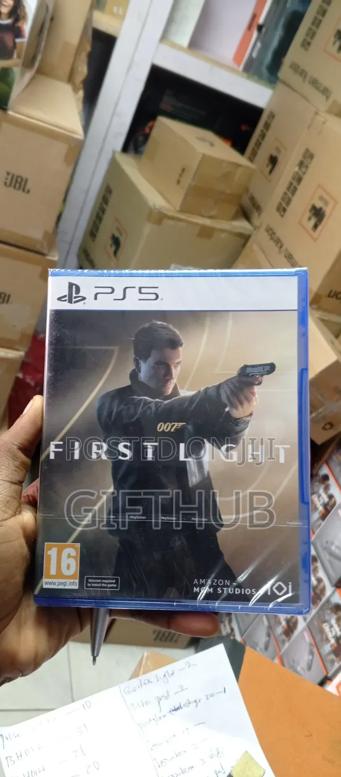 Oo7 First Light Ps5 Game Disc