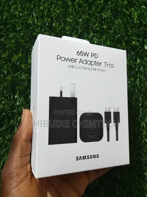 Samsung 65w Pd Power Adapter Trio Usb C X 2 Port Usb a Port