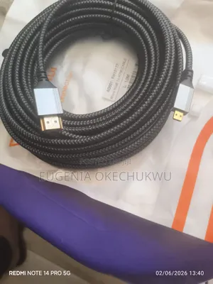 Micro Hdmi to Hdmi Male Cable 10m