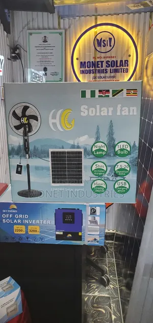 18inch 188 Rechargeable Solar Fan
