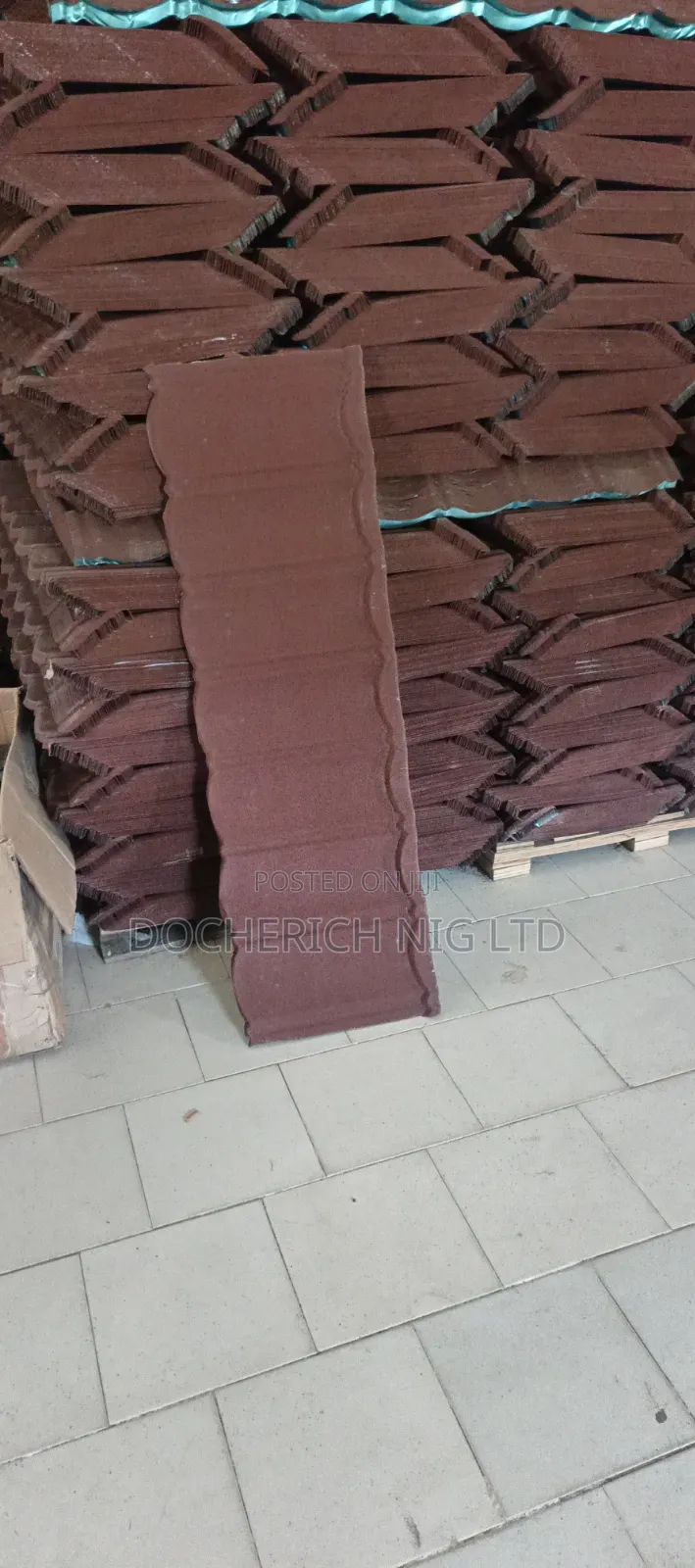 Red Bond Stone Coated Roofing Sheet