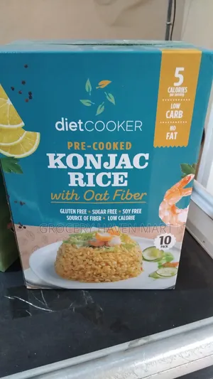 Dietcooker Pre- Cooked Rice With Oat Fiber- 10 Pack
