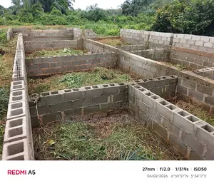 3 Bedroom Foundation at Beaming Level Ontop Half a Plot and Pieces
