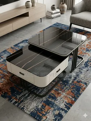 2 in 1 Marble Center Table
