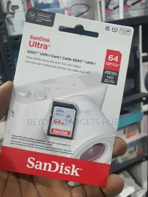 Sandisk Ultra 64gb SDXC Uhs-I Memory Card for Camera