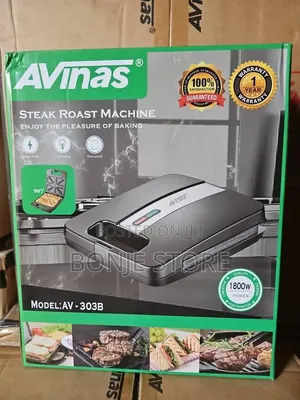 Avinas Av-303b 4face Steak Roast Machine/ Slice Bread Toaster