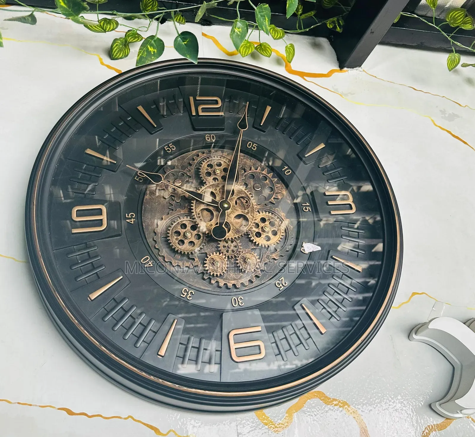 Luxury Vintage Gear Wall Clock