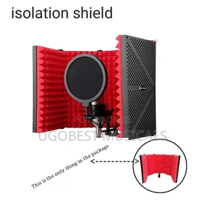 Professional 5 Door Microphone Isolation Shield
