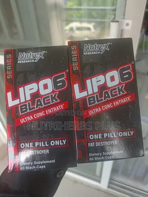 Nutrex Lipo 6 Black Ultra Concentrate: Helps Accelerate Weight Loss.