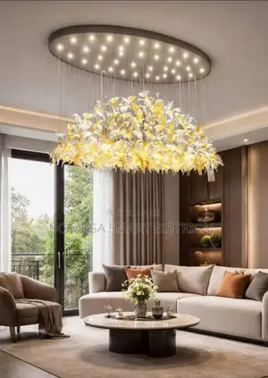 Crystal Clear Ceiling Lamps Flower Ball Stairway Modern Villa