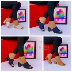 Ladies Classy Half Heeled Slippers #Chim