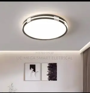 Modern Circular Led Ceiling Lamp 42w Creative Side Emitting Home Light