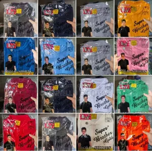 Original Super Gold Collar Neck T-shirt(Dozens)