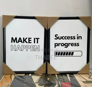 Motivational Wall Art Canvas Frame 40 X 30