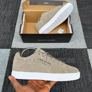 Original Tommy Hilfiger Shoes Brown and White Soles Classic