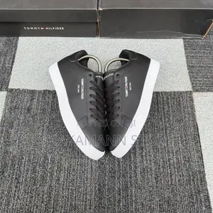 Original Tommy Hilfiger Shoes Triple Black White Sole Classics SNKS