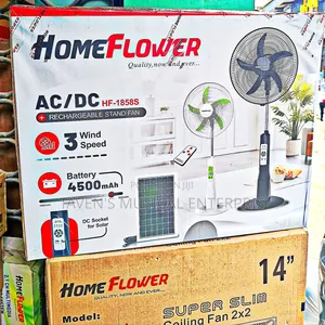 Homeflower Hf-1858s Rechargeable Stand Fan
