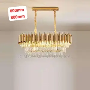 Crystal Pendant Lamps Modern 2025 New Living Room Lights Luxury Villa