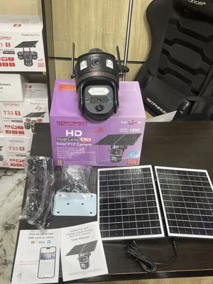 Solar Camera Uboxpro Aov Double Panel 18w Hd Camera
