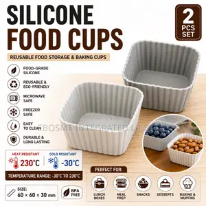 Silicone Food Cups Set