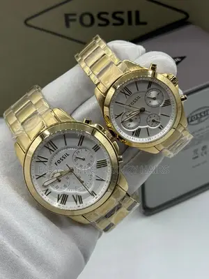 High Quality Luxury Fossil Couple Wristwatch