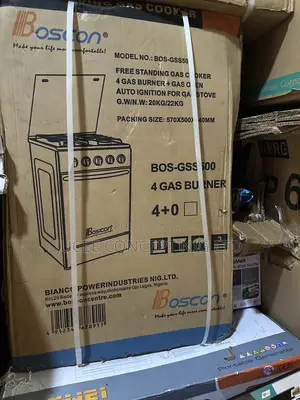 Boscon 3 Burner Oven Gas With 1 Electric