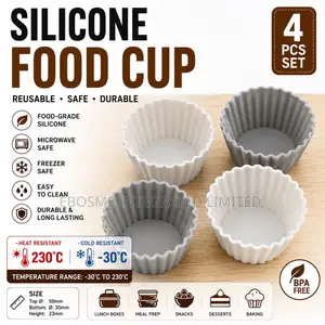 4-Piece Silicone Food Cup Set