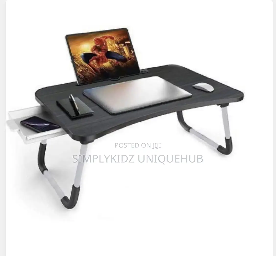 Foldable Laptop Bed Table With Drawer