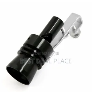 Universal Car Exhaust Muffler Turbo Sound Whistle Black