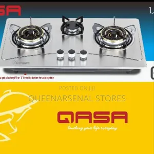 Qasa 3 Face Tabletop/Inbuilt Gas Cooker