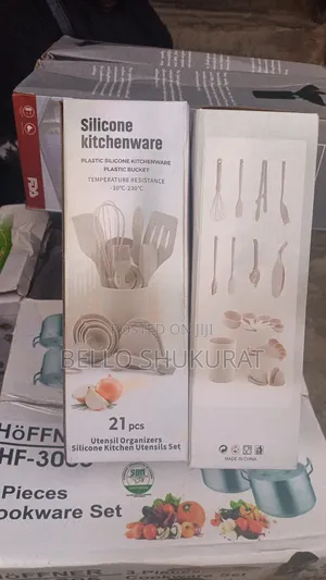 21pcs Silicon Organizer Kitchen Utensils Set