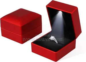 Red Ring Box With Led Light