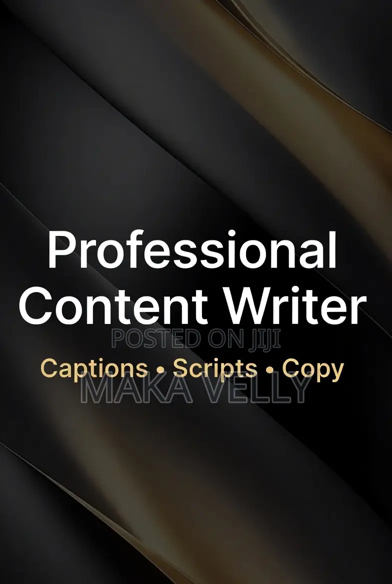 Professional Content Writer — Captions, Scripts Copy​