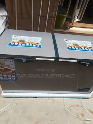 New Nexus 420l Double Door Chest Freezer Faster Cooling External 1year