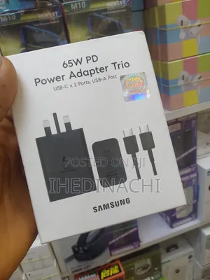 Original Samsung 65w Super Fast Charger Designed for Fast Charging