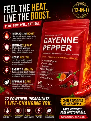 Caynee Pepper+Beetroot+D3k2+Hawthorn+Grapeseed+Tumeric+ Black Pepper