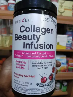 Neocell Collagen Beauty Infusion Powder With Hyaluronic Acid Biotin.